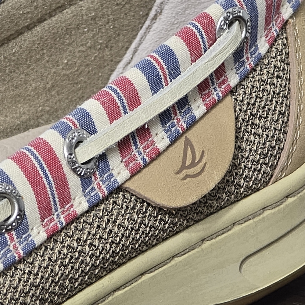 Sperry Angelfish Striped Boat Shoes Women's Size 7.5M - Picture 7 of 13